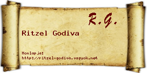 Ritzel Godiva névjegykártya